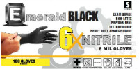 picture of box of black nitrile gloves