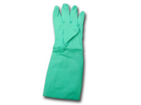 picture of flock lined nitrile glove