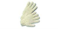 picture of pair of cotton string knit gloves