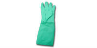 picture of pair of nitrile flock lined gloves