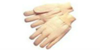 picture of pair of white cotton canvas gloves