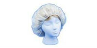 picture of head wearing a bouffant cap
