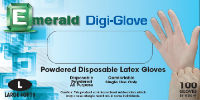 picture of box of Digi-Glove powdered latex gloves