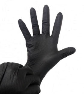 Black Latex Gloves