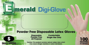 picture of box of Digi-Glove powder-free latex general purpose gloves