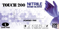 picture of box of Emerald Touch 200 3 mil nitrile exam gloves